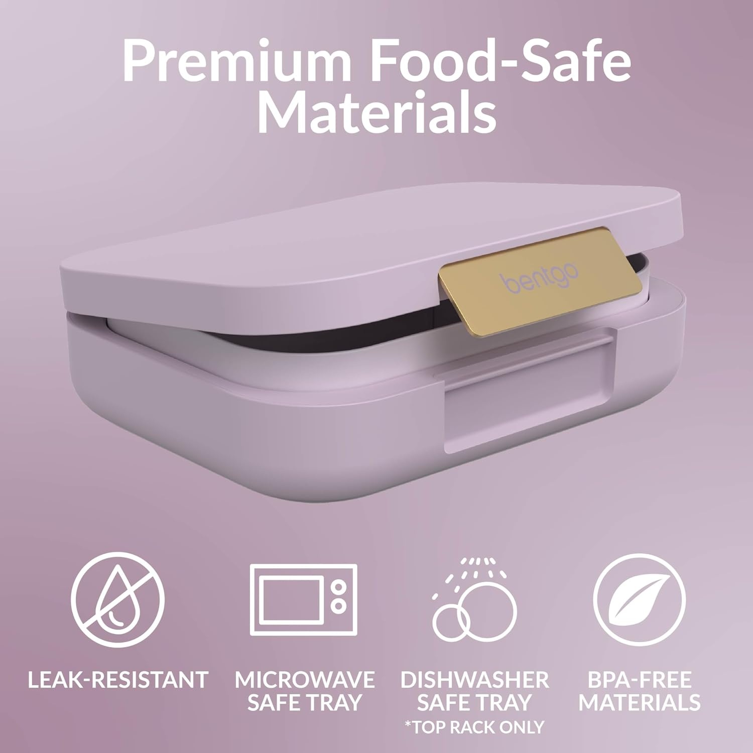 image:imageBentgo Modern Lunch Box Orchid Set With Deluxe Insulated Lunch Bag Slate