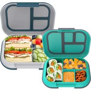 Bentgo Chill Kids (Electric Aqua) and Chill Max (Fog & Deep Teal) Lunch Box Set