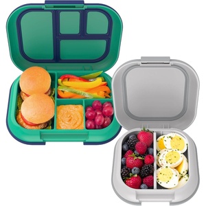Bentgo Chill Kids (Green/Navy) and Chill Mini (Crisp Grays) Lunch Box Set