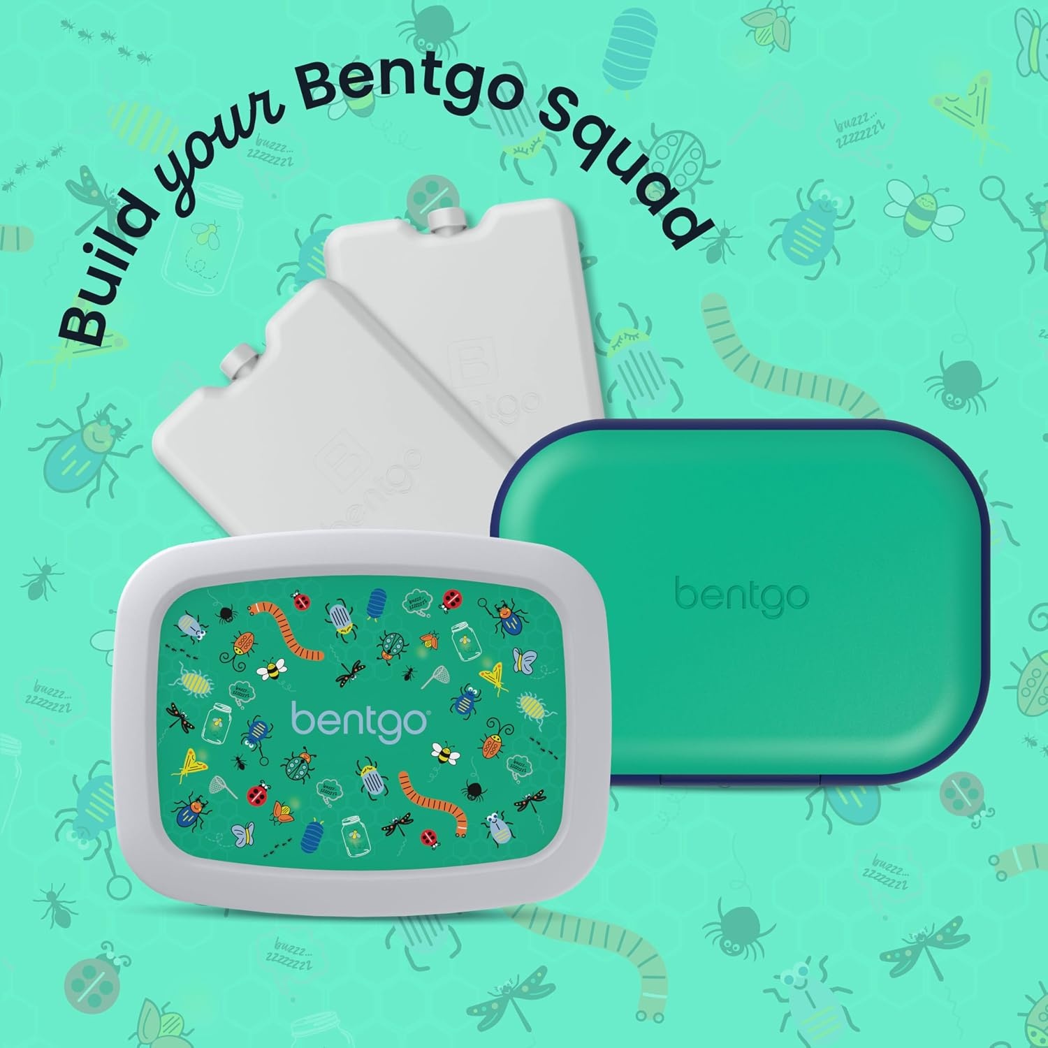 image:imageBentgo Kids Prints DoubleInsulated Reusable Lunch Bag For Kids 3 Adjustable Strap Holds Lunch BoxWater BottleSnacks EasyClean WaterResistant Pockets NEW Ballet amp BowsBug Buddies