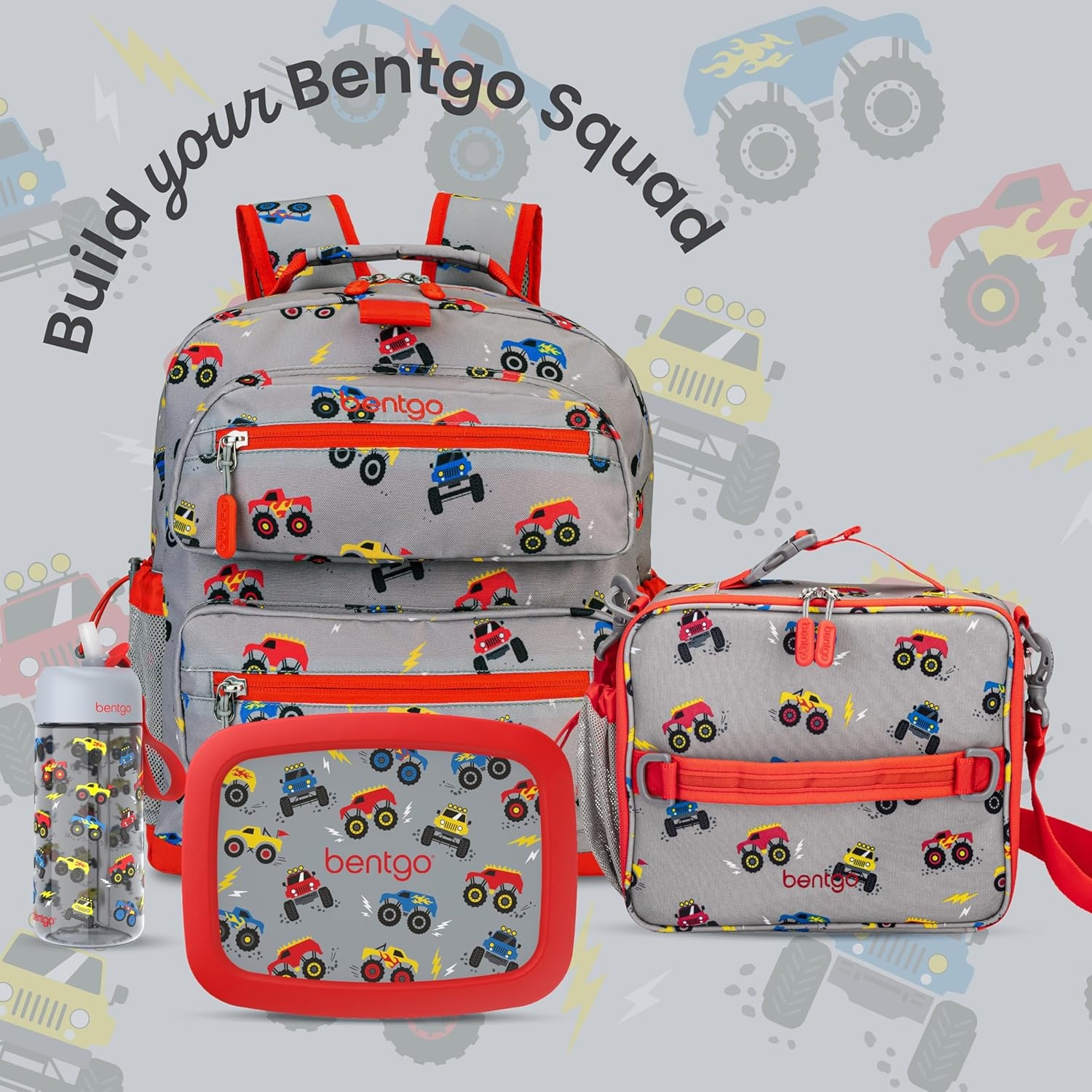 image:imageBentgo Kids Prints LeakProof 5Compartment BentoStyle Kids Lunch Box Ideal Portion Sizes for Ages 37 Durable DropProof Dishwasher Safe PFAS amp BPAFree Materials NEW Ballet amp BowsTrucks