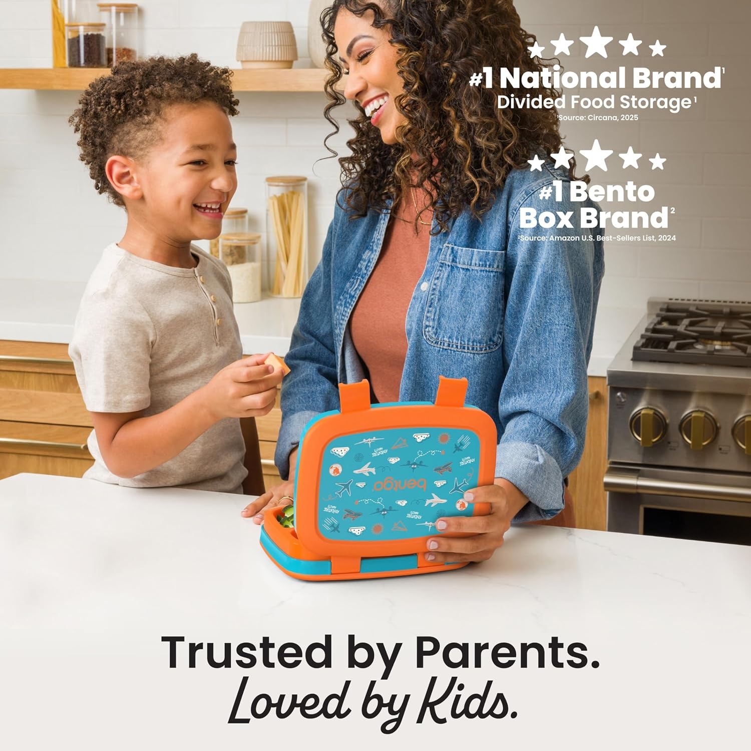 image:imageBentgo Kids Prints LeakProof 5Compartment BentoStyle Kids Lunch Box Ideal Portion Sizes for Ages 37 Durable DropProof Dishwasher Safe PFAS amp BPAFree Materials NEW Ballet amp BowsPlanes