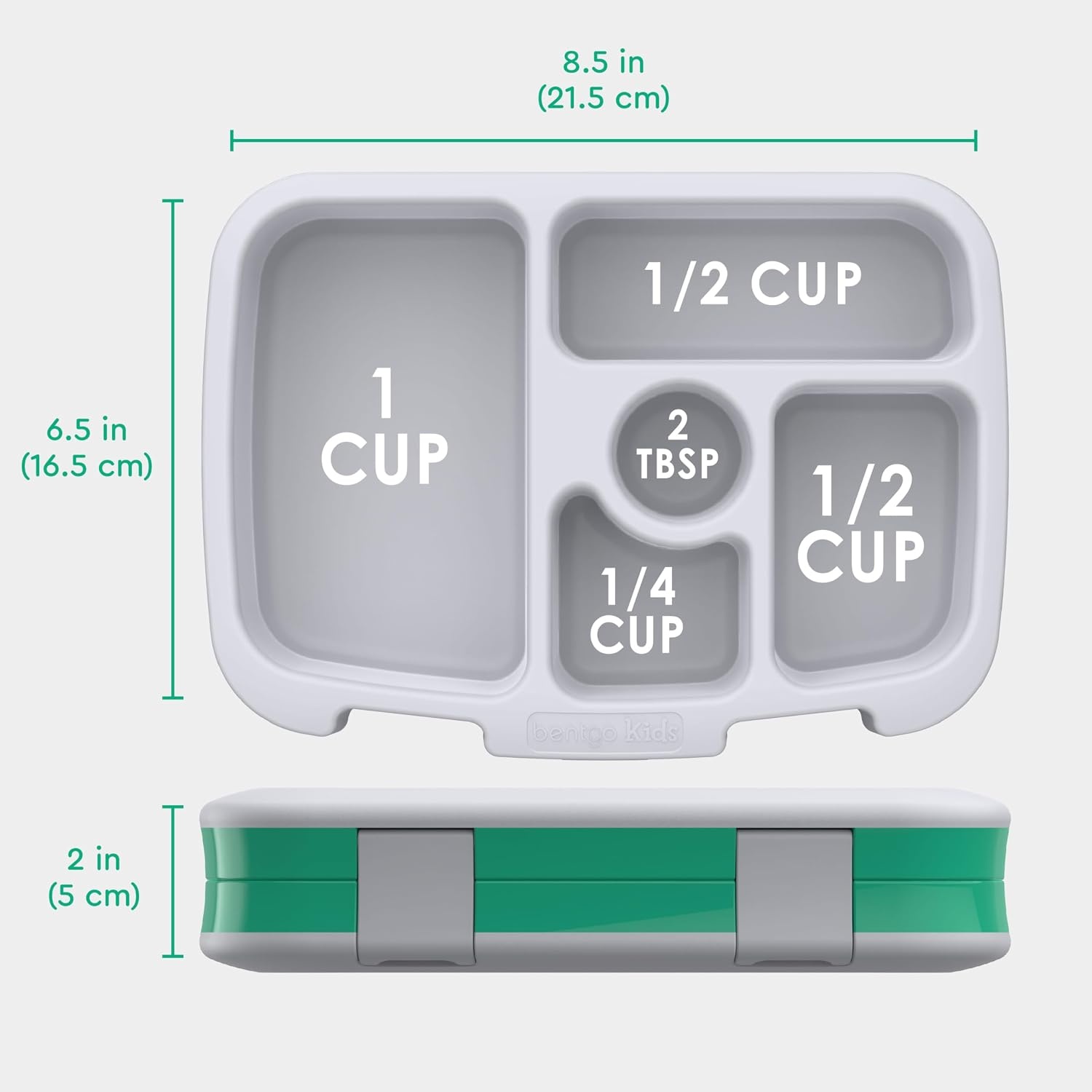 image:imageBentgo Kids Prints LeakProof 5Compartment BentoStyle Kids Lunch Box Ideal Portion Sizes for Ages 37 Durable DropProof Dishwasher Safe PFAS amp BPAFree Materials NEW Ballet amp BowsBug Buddies