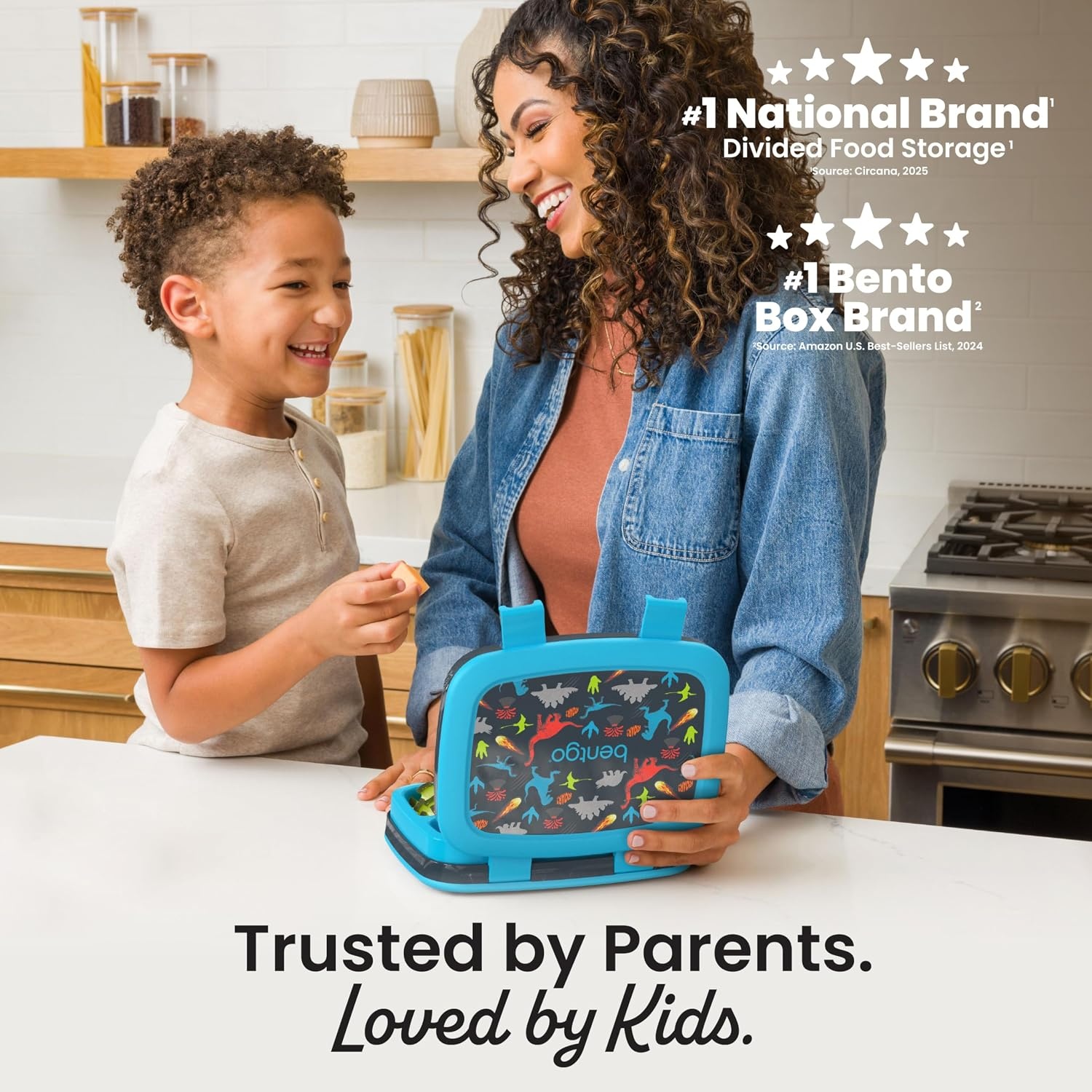 image:imageBentgo Kids Prints LeakProof 5Compartment BentoStyle Kids Lunch Box Ideal Portion Sizes for Ages 37 Durable DropProof Dishwasher Safe PFAS amp BPAFree Materials NEW Ballet amp BowsDinosaur
