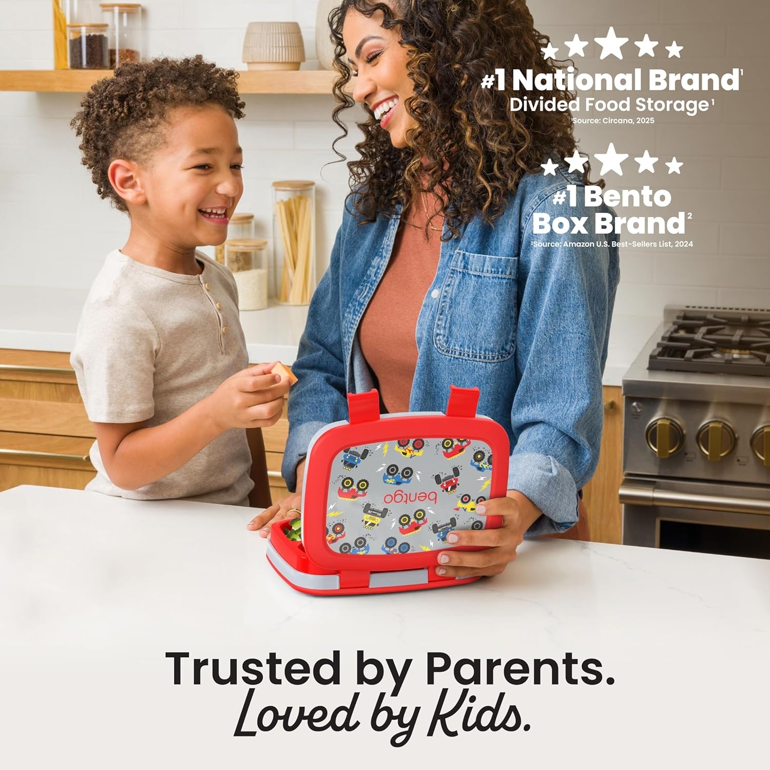 image:imageBentgo Kids Prints LeakProof 5Compartment BentoStyle Kids Lunch Box Ideal Portion Sizes for Ages 37 Durable DropProof Dishwasher Safe PFAS amp BPAFree Materials NEW Ballet amp BowsTrucks