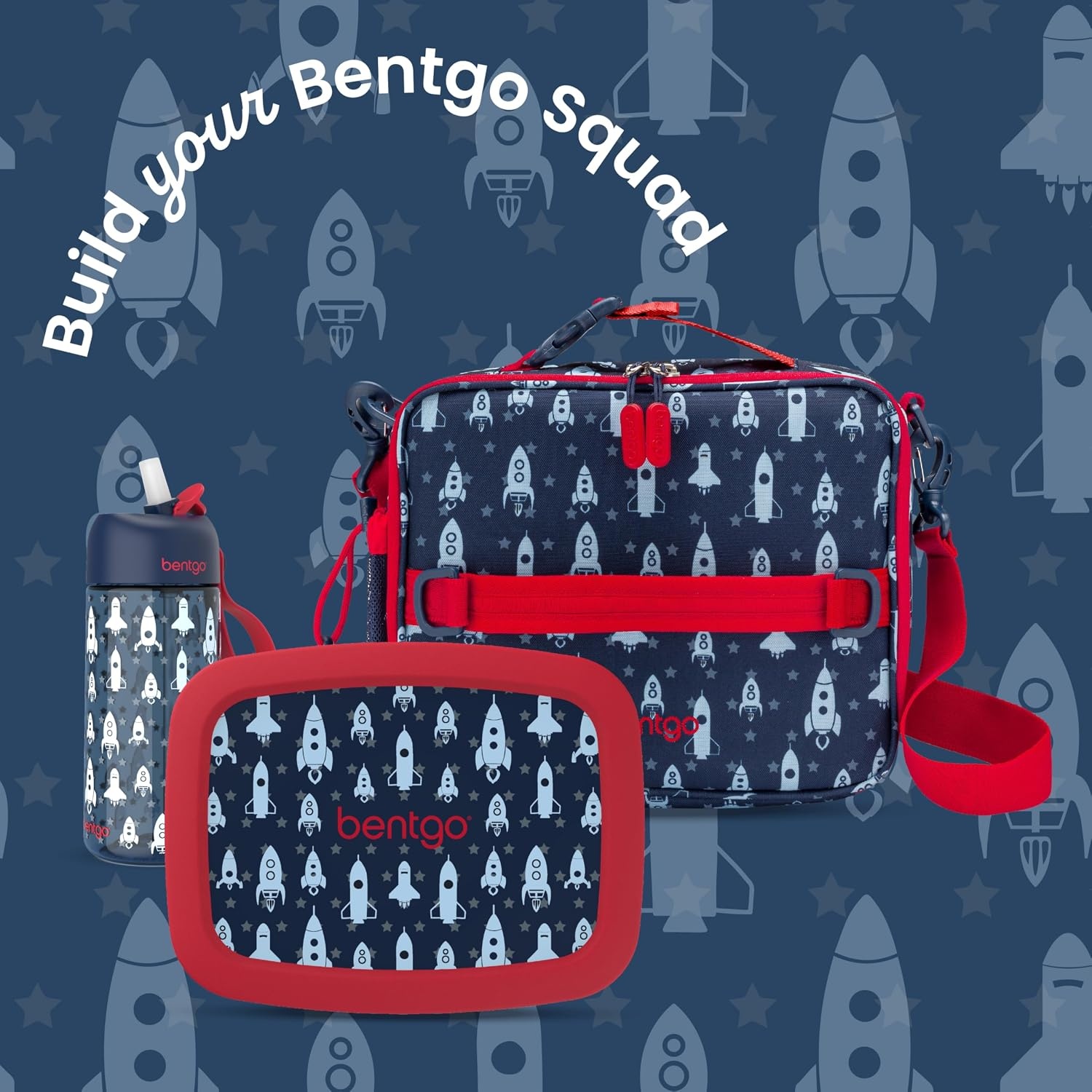 image:imageBentgo Kids Prints LeakProof 5Compartment BentoStyle Kids Lunch Box Ideal Portion Sizes for Ages 37 Durable DropProof Dishwasher Safe PFAS amp BPAFree Materials NEW Ballet amp BowsRocket