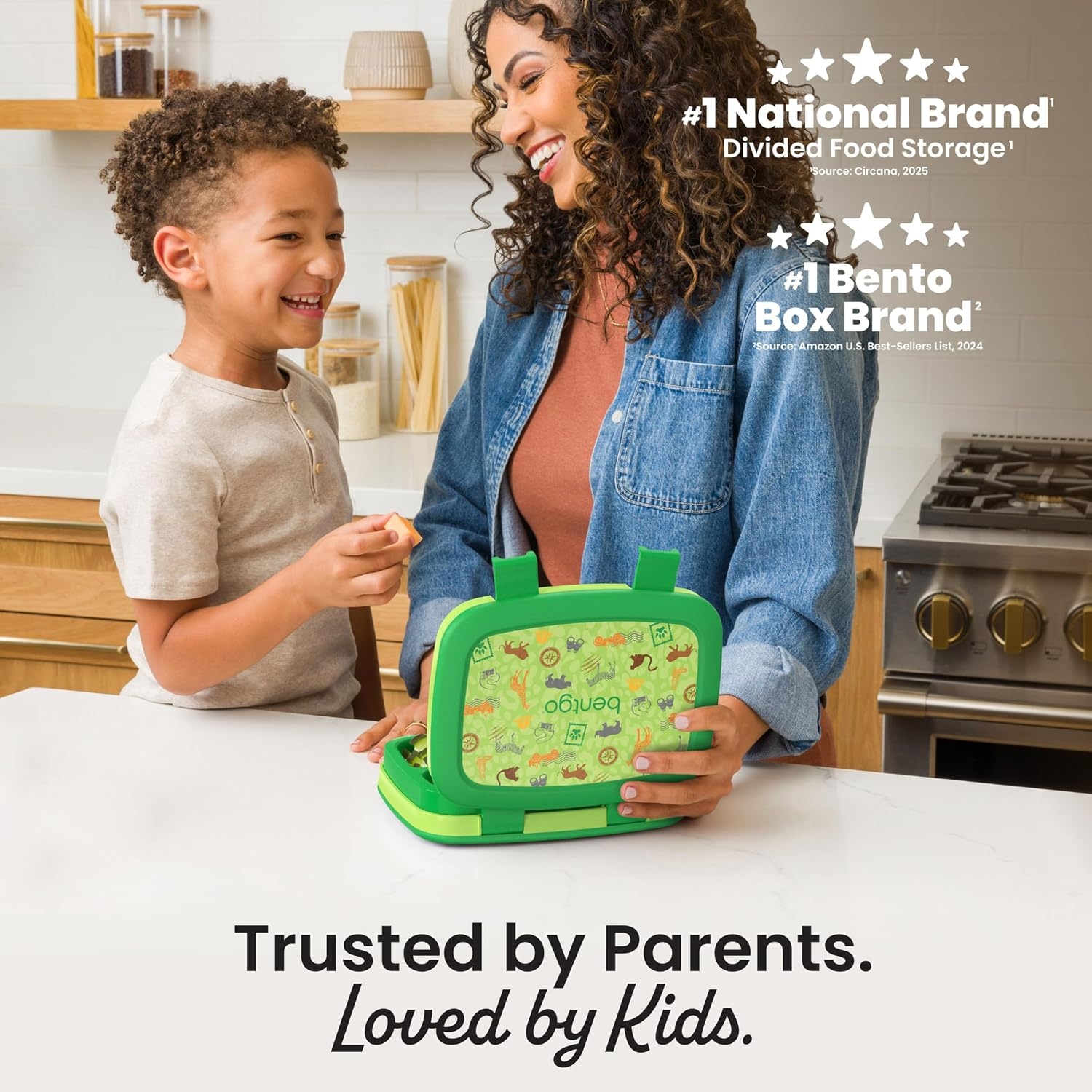 image:imageBentgo Kids Prints LeakProof 5Compartment BentoStyle Kids Lunch Box Ideal Portion Sizes for Ages 37 Durable DropProof Dishwasher Safe PFAS amp BPAFree Materials NEW Ballet amp BowsSafari