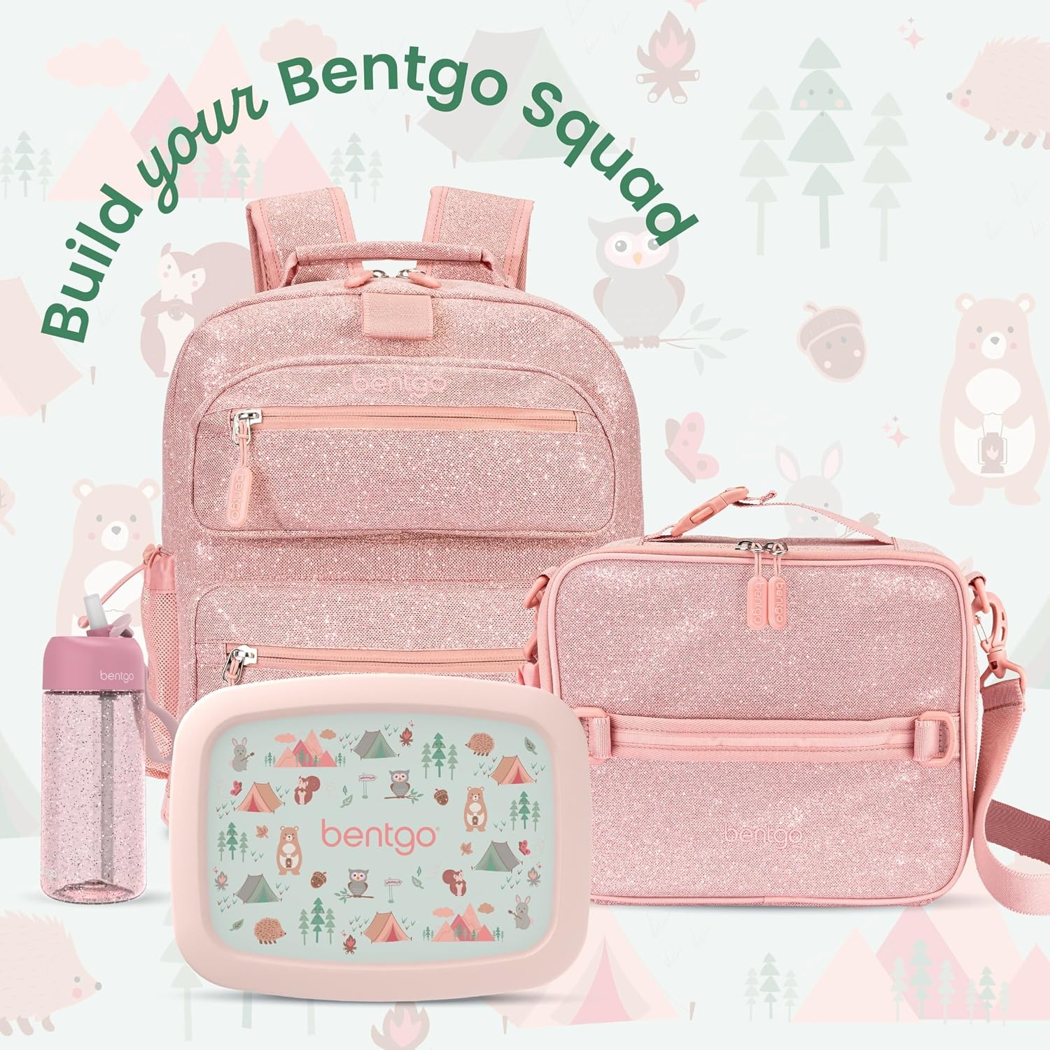 image:imageBentgo Kids Prints LeakProof 5Compartment BentoStyle Kids Lunch Box Ideal Portion Sizes for Ages 37 Durable DropProof Dishwasher Safe PFAS amp BPAFree Materials NEW Ballet amp BowsNature Adventure