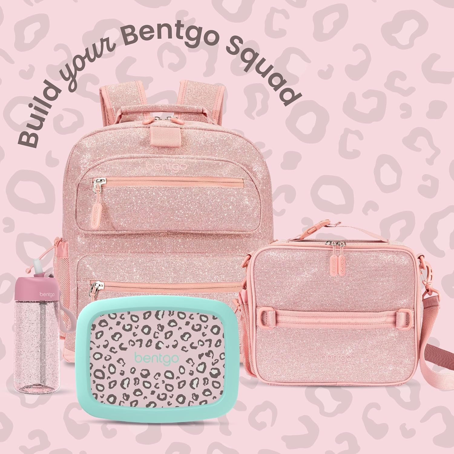 image:imageBentgo Kids Prints LeakProof 5Compartment BentoStyle Kids Lunch Box Ideal Portion Sizes for Ages 37 Durable DropProof Dishwasher Safe PFAS amp BPAFree Materials NEW Ballet amp BowsLeopard