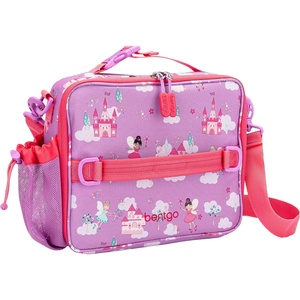 Bentgo Kids Prints Double-Insulated Reusable Lunch Bag | For Kids 3+, Adjustable Strap; Holds Lunch Box/Water Bottle/Snacks; Easy-Clean, Water-Resistant, Pockets (NEW Ballet & Bows)(Fairies)