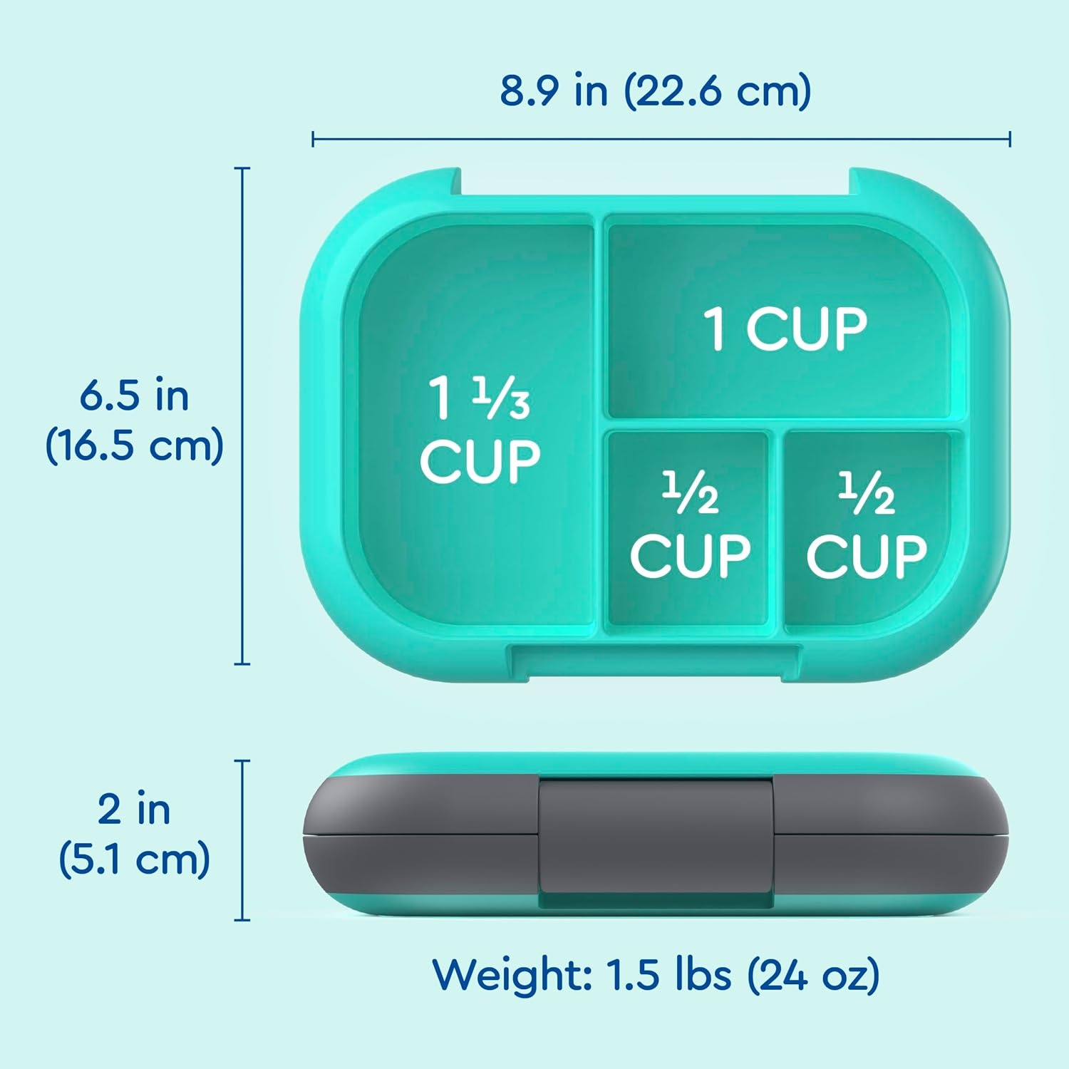 image:imageBentgo Chill Kids Electric Aqua and Chill Mini Lilac Mist Lunch Box Set