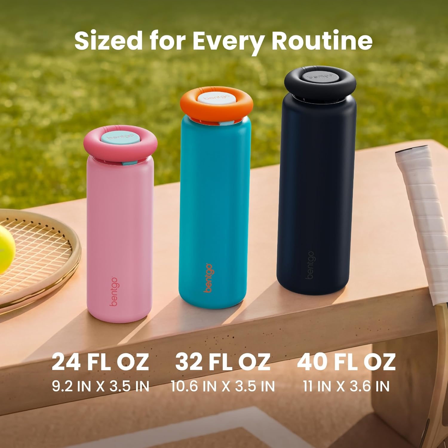 image:imageBentgo Lift Chug Lid 24Hour Cold LeakProof Water Bottle 32 fl ozAmalfi Coast