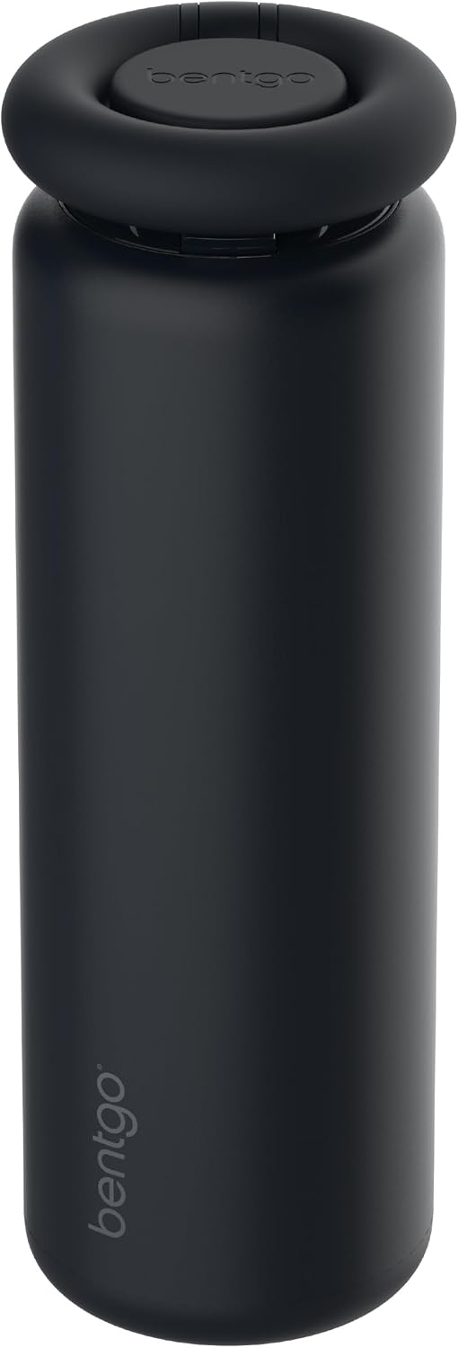 image:imageBentgo Lift Chug Lid 24Hour Cold LeakProof Water Bottle 32 fl ozBack to Black