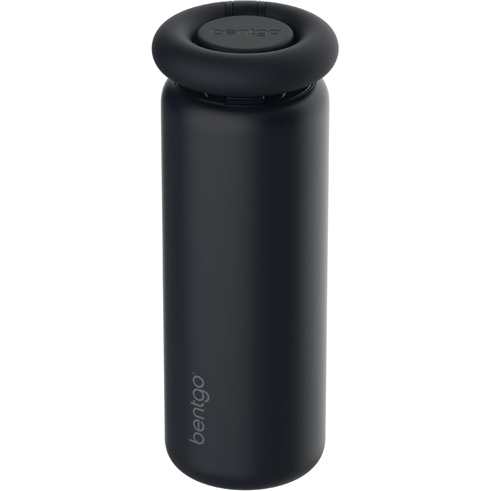 image:imageBentgo Lift Chug Lid 24Hour Cold LeakProof Water Bottle 32 fl ozBack to Black