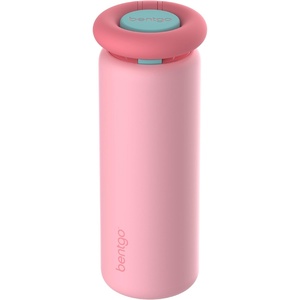 Bentgo Lift Chug Lid 24-Hour Cold Leak-Proof Water Bottle, 32 fl oz(Bubblegum)