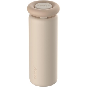 Bentgo Lift Chug Lid 24-Hour Cold Leak-Proof Water Bottle, 32 fl oz(Latte)